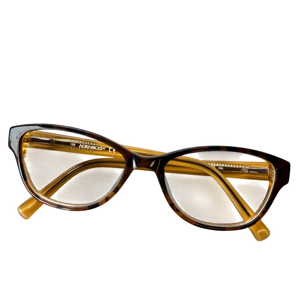 Adensco Eyeglasses Women 135 Tortoise AD201 JMD Cat Eye Designer Frames Only - Picture 1 of 6
